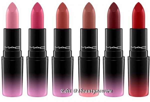 Новая линия губных помад MAC Love Me Lipstick Fall 2019: полная информация