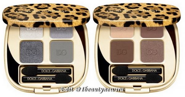 Обновленные тени для век Dolce & Gabbana Felineyes Intense Eyeshadow Quad Fall 2019